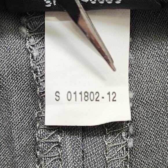 Lane Bryant Pants Womens 14 Gray Striped High Rise Crop Stretch Office Preppy - Picture 5 of 10